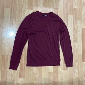 H&M, red sweat shirt, size XS.